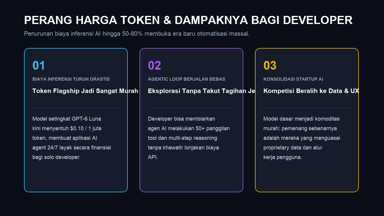 Infografis Dampak Penurunan Harga Token