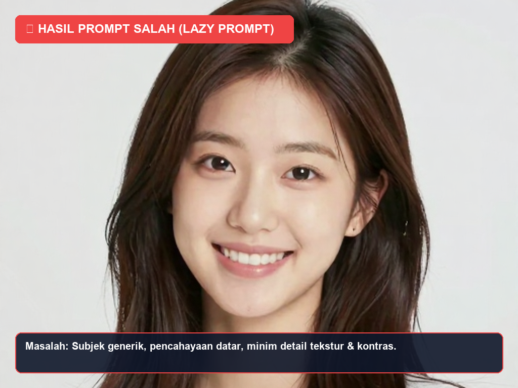 Hasil Prompt Gambar AI yang Salah dan Distorsi