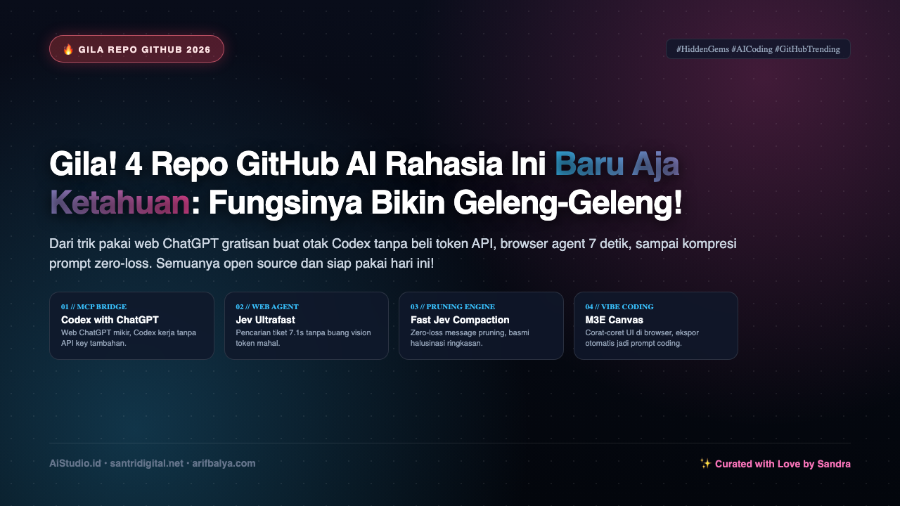 Gila! 4 Repo GitHub AI Rahasia Ini Baru Aja Ketahuan: Fungsinya Bikin Geleng-Geleng Kepala (Wajib Coba!)